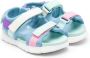 Camper Kids Oruga Twins touch-strap sandals Groen - Thumbnail 1