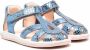 Camper Kids Sandalen met slangenleer-effect Blauw - Thumbnail 1