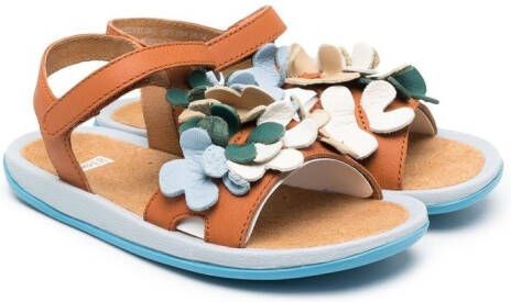 Camper Kids Twins sandalen met applicatie Bruin