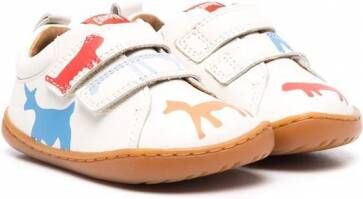 Camper Kids Twins sneakers met dierenprint Wit
