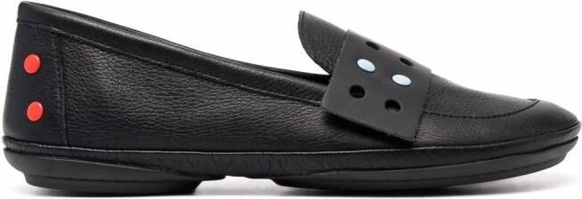 Camper Leren loafers Zwart