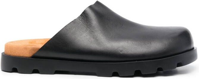 Camper Leren loafers Zwart