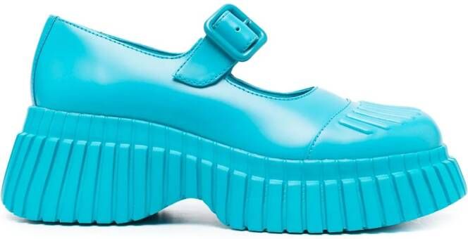 Camper Loafers met gesp Blauw