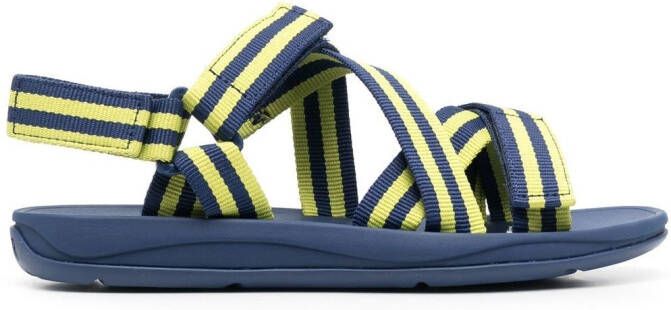 Camper Match sandalen met klittenband Geel