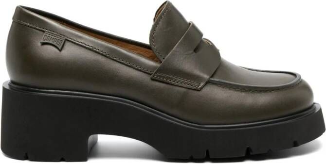 Camper Milah leren loafers Groen
