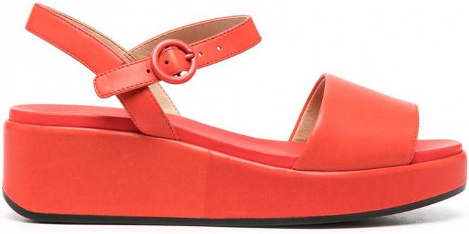 Camper Misia sandalen met enkelbandje Rood