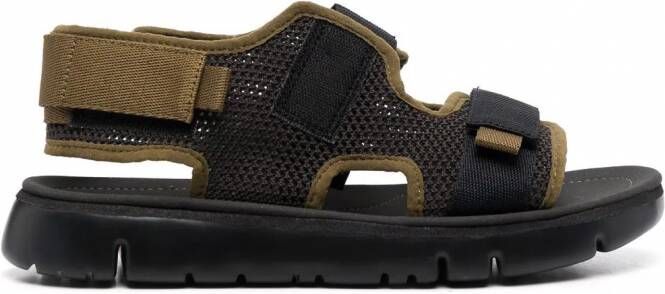 Camper Origa sandalen met mesh vlak Groen