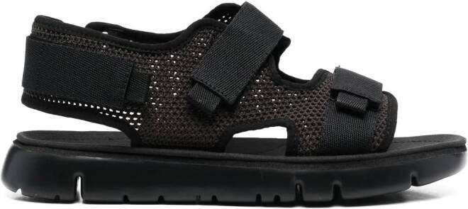 Camper Oruga sandalen met mesh Zwart