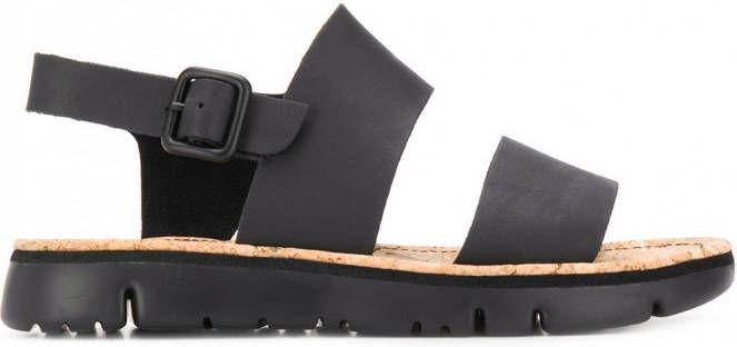Camper Oruga sandalen met open neus Zwart