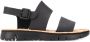 Camper Oruga sandalen met open neus Zwart - Thumbnail 1