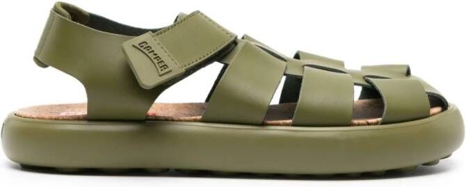 Camper Pelotas Flota gekooide sandalen Groen