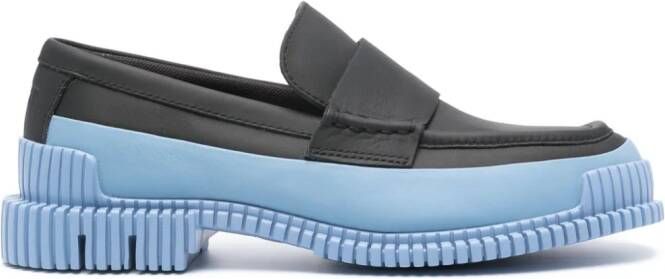 Camper Pix tweekleurige loafers Zwart