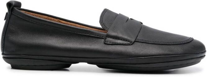 Camper Right Nina leren loafers Zwart