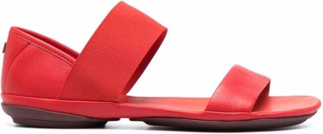 Camper Right Nina leren sandalen Rood
