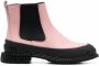 Camper Slip-on enkellaarzen Roze - Thumbnail 1