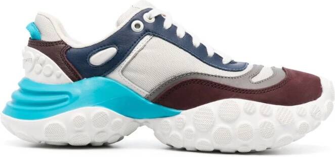 Camper Sneakers met colourblocking Blauw