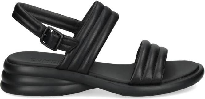 Camper Spiro leren sandalen Zwart