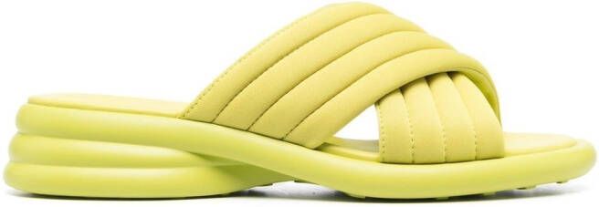 Camper Spiro sandalen met kruisbandjes Groen