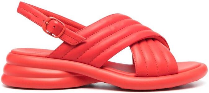 Camper Spiro sandalen met kruisbandjes Rood
