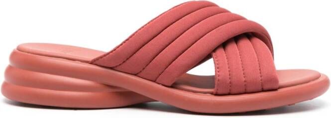 Camper Spiro sandalen met kruisbandjes Rood