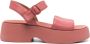 Camper Tasha leren sandalen Rood - Thumbnail 1