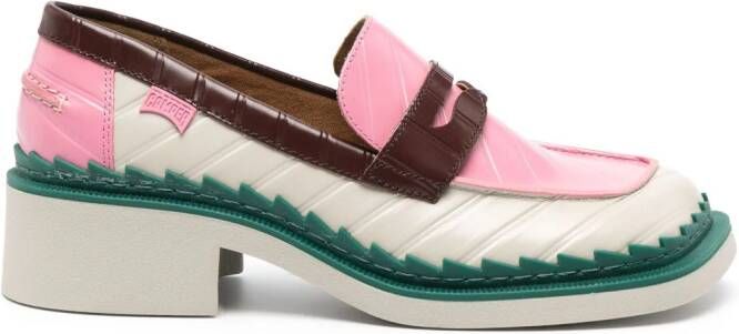 Camper Taylor leren loafers Zwart