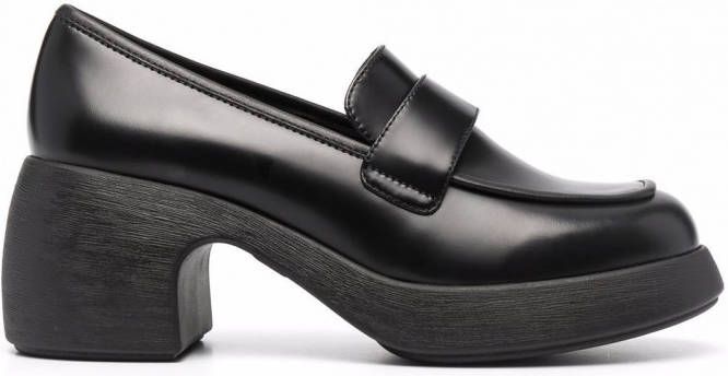 Camper 65 mm Thelma loafers met hak Zwart