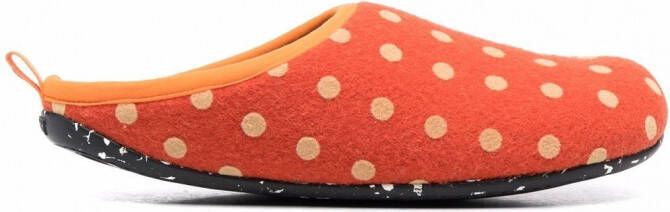 Camper Wabi pantoffels met stippen Oranje