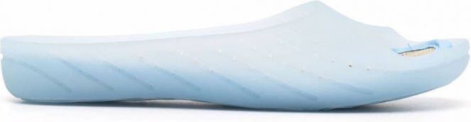 Camper Wabi slippers met open neus Blauw