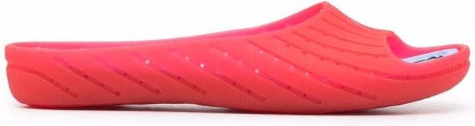 Camper Wabi slippers met open neus Rood