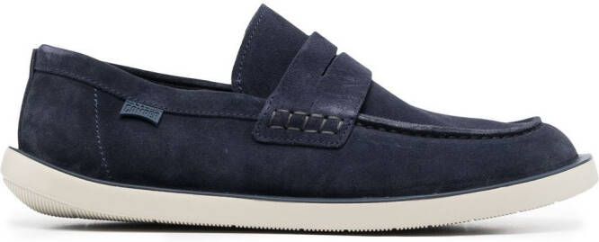 Camper Wagon suède loafers Blauw