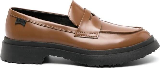 Camper Walden loafers met logo patch Zwart