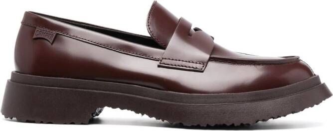 Camper Walden loafers met logo patch Zwart