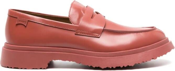 Camper Walden leren loafers Rood