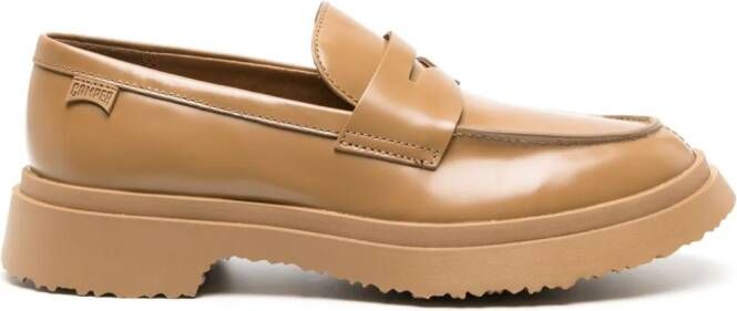 Camper Walden loafers met geribbelde zool Bruin