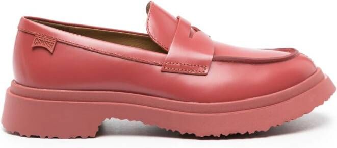 Camper Walden leren loafers Rood