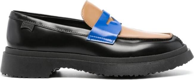 Camper Walden Twins 45mm leather penny loafers Zwart