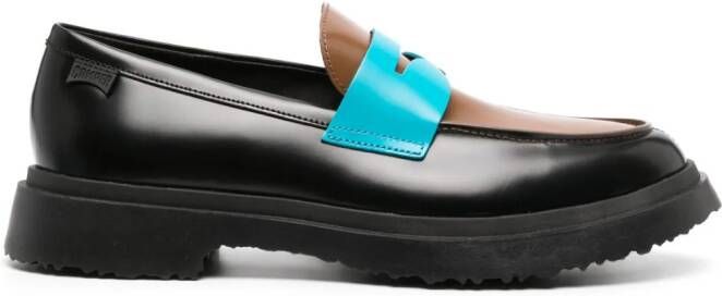 Camper Walden Twins loafers met colourblocking Zwart