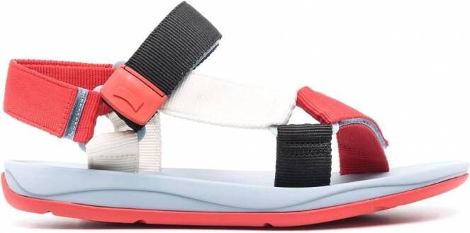 Camper x SailGP Match sandalen met klittenband Rood