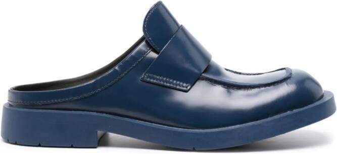 CamperLab 1978 leather mules Blauw