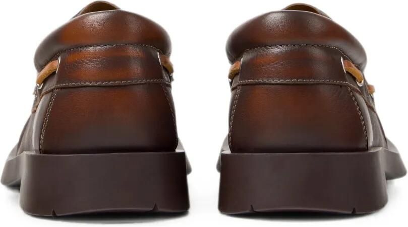 CamperLab 1978 leren bootschoenen Bruin - Foto 4