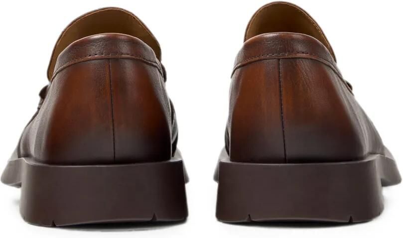 CamperLab 1978 leren loafers met ruches Bruin - Foto 3