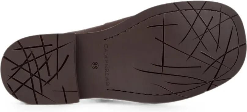 CamperLab 1978 leren loafers met ruches Bruin - Foto 5