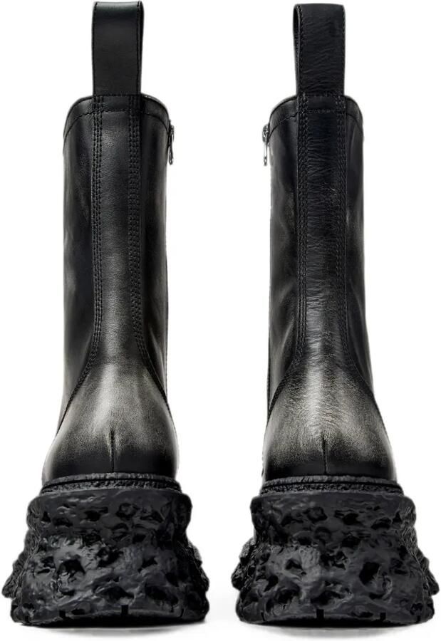 CamperLab Bikerboots met chunky zool Zwart - Foto 3
