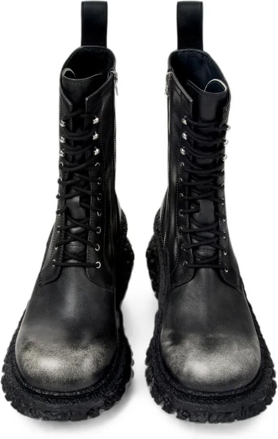 CamperLab Bikerboots met chunky zool Zwart - Foto 4