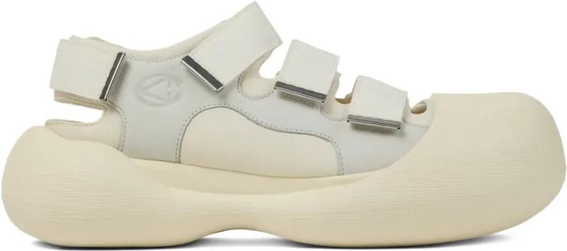 CamperLab Caramba leren sandalen met bandje Beige