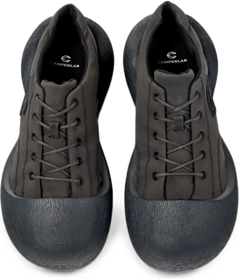 CamperLab Caramba low-top sneakers met logo-patch Grijs - Foto 2