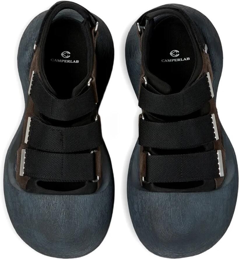CamperLab Caramba suède sandalen met bandje Bruin - Foto 2