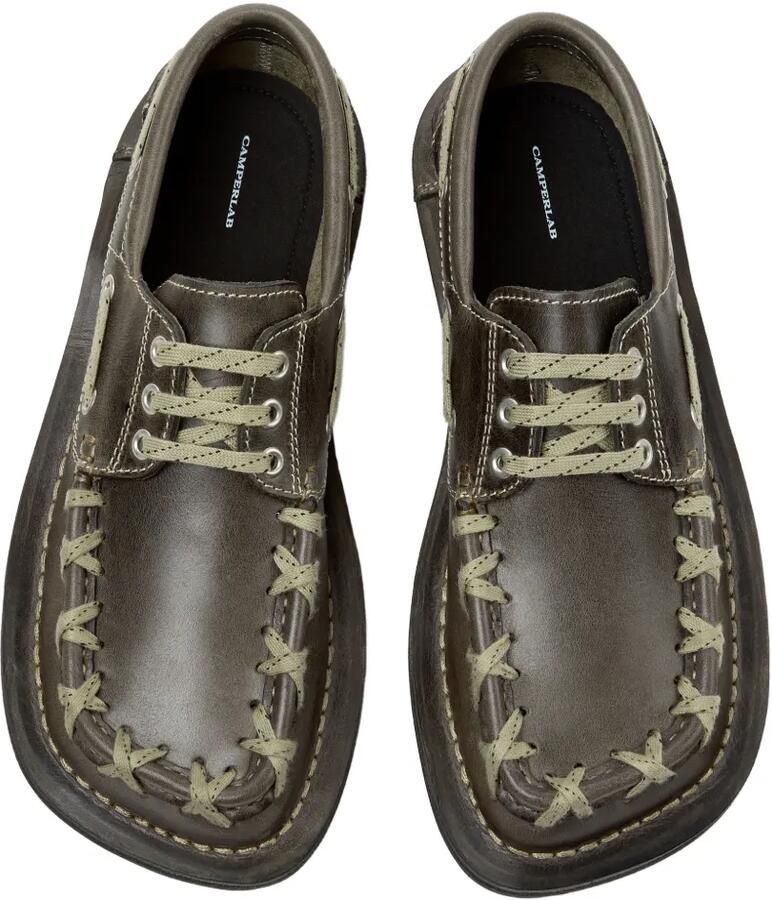 CamperLab Eki boat shoes Grijs - Foto 2