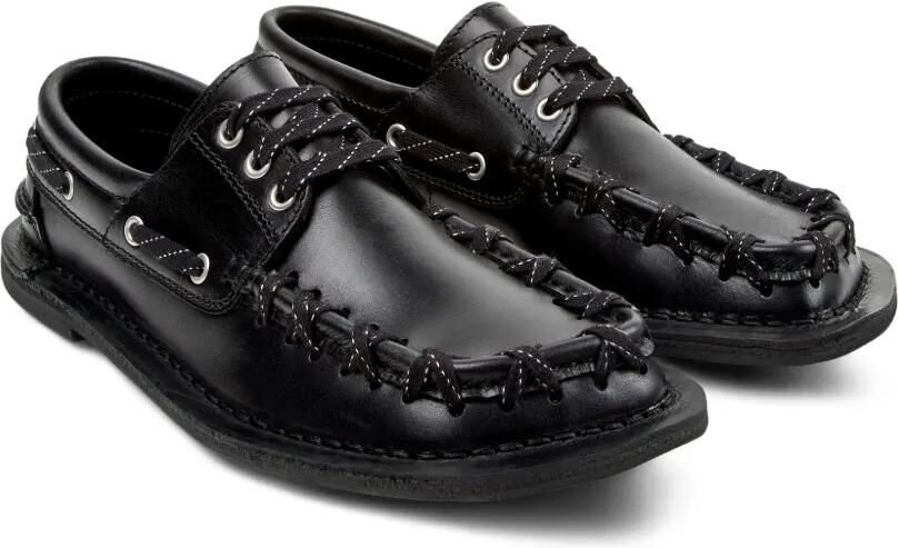 CamperLab Eki boat shoes Zwart - Foto 3